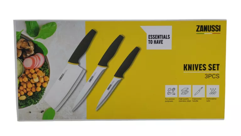 ZESTAW NOŻY KUCHENNYCH 3 SZT ZANUSSI