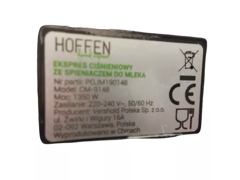 EKSPRES KOLBOWY HOFFEN CM-9148