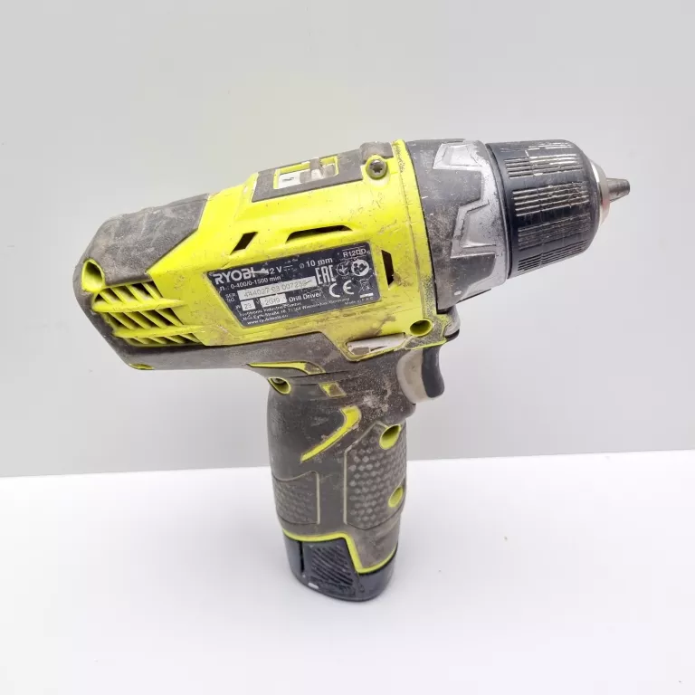 WKRĘTARKA 12V RYOBI R12DD - 2 AKUMULATORY I ŁADOWARKA