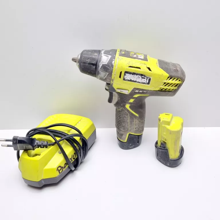 WKRĘTARKA 12V RYOBI R12DD - 2 AKUMULATORY I ŁADOWARKA