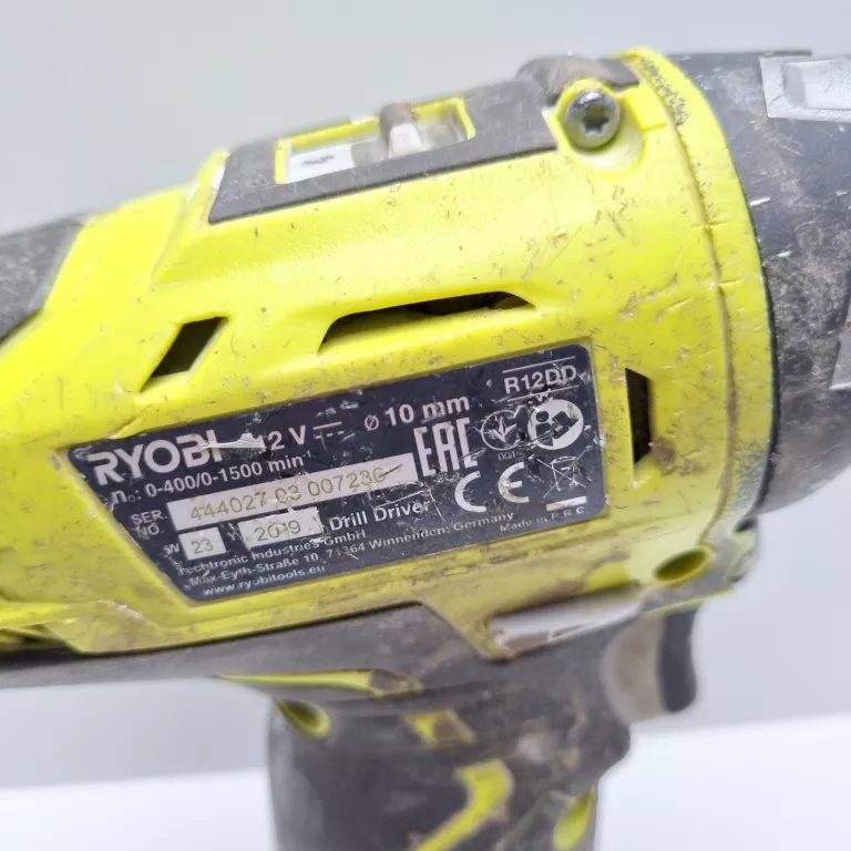 WKRĘTARKA 12V RYOBI R12DD - 2 AKUMULATORY I ŁADOWARKA