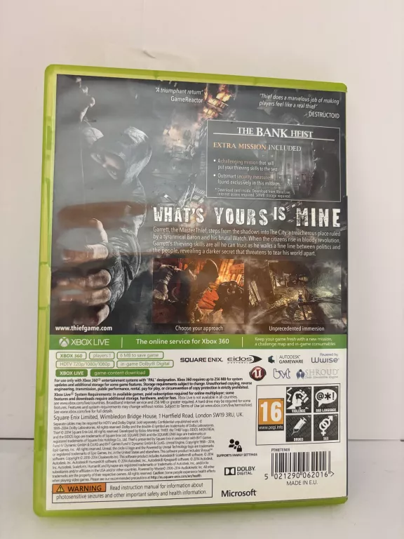 GRA XBOX 360 THIEF