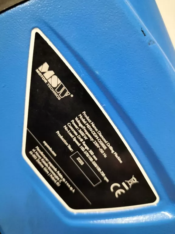 WIERTNICA DIAMENTOWA PIONOWA DO BETONU KAMIENIA ZE STATYWEM 3600W MSW-DDM