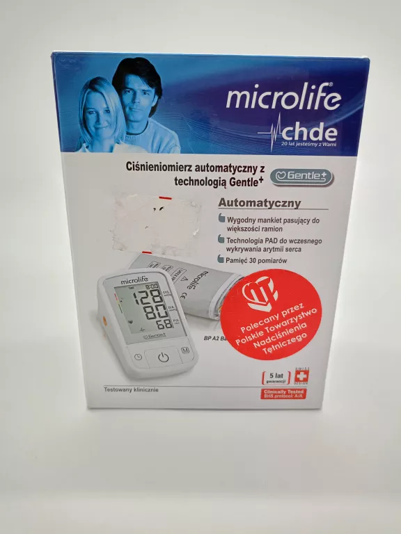CIŚNIENIOMIERZ MICROLIFE CHDE/FABRYCZNY