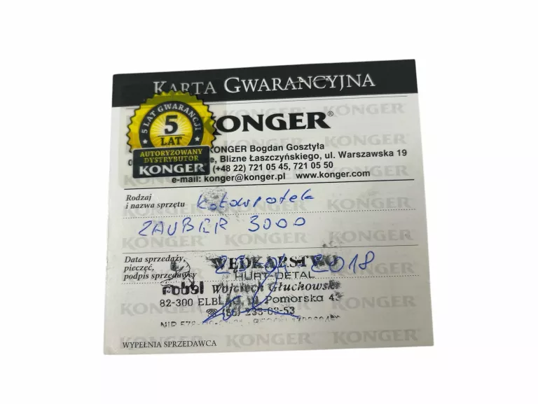 KOŁOWROTEK RYOBI ZAUBER CF 3000FD