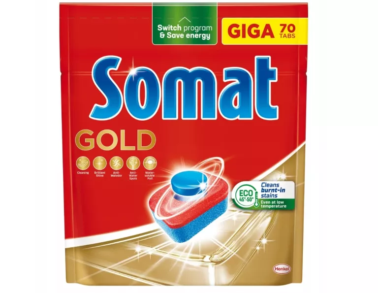 TABLETKI DO ZMYWARKI SOMAT GOLD 70 SZTUK