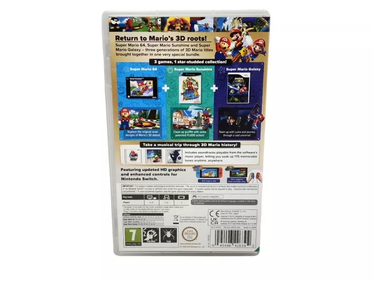 GRA SUPER MARIO 3D ALL STARS NINTENDO SWITCH