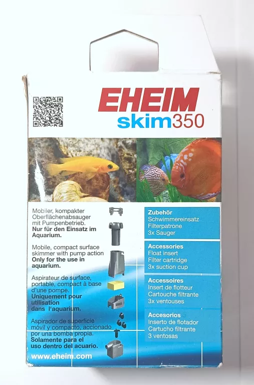 EHEIM SKIM 350 - SKIMMER - FILTR POWIERZCHNIOWY