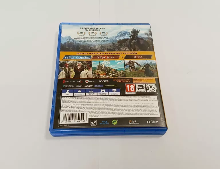 GRA NA PS4 WIEDŹMIN DZIKI OGON