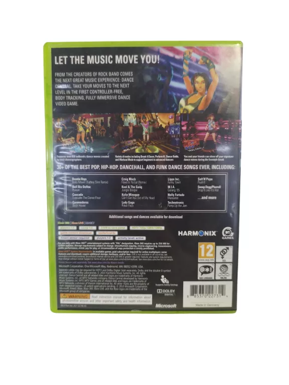 GRA XBOX 360 DANCE CENTRAL