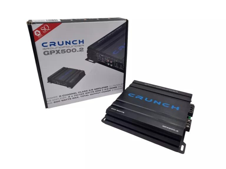 WZMACNIACZ SAMOCHODOWY CRUNCH GROUND POWER GPX500.2 500W 250W RMS