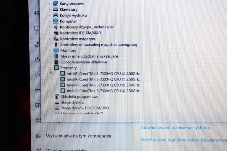 LAPTOP MSI GL62 I5-7300 8GB/128GB+1TB GTX 1050