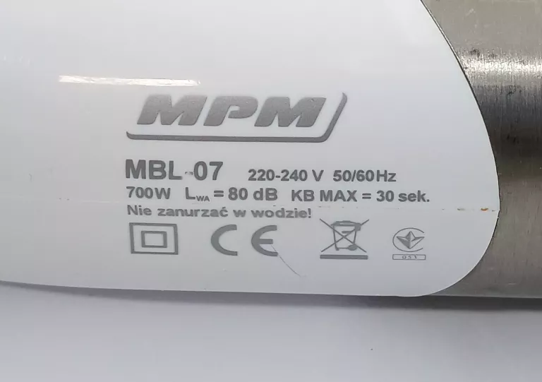 BLENDER MPM MBL-07 KOMPLET PUD