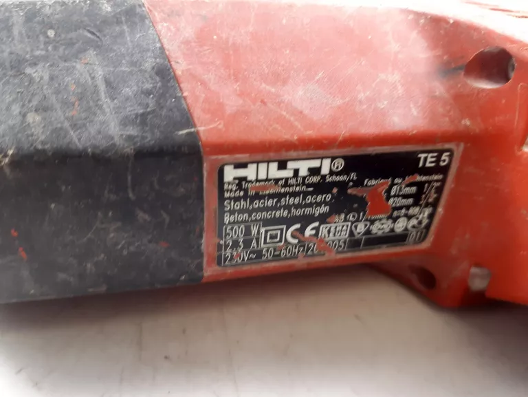 MŁOTOWIERTARKA HILTI TE 5 #OPIS