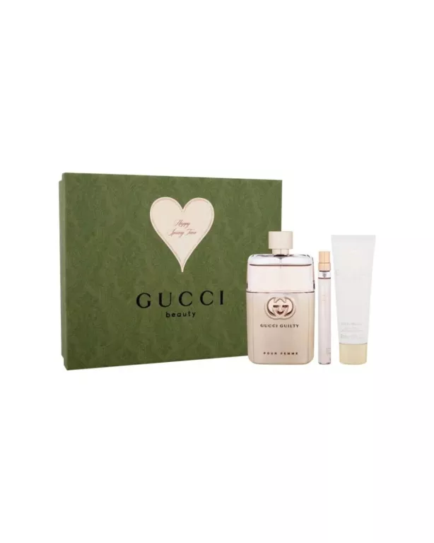 GUCCI GUILTY POUR FEMME 90ML/10ML EDP +50ML BALSAM