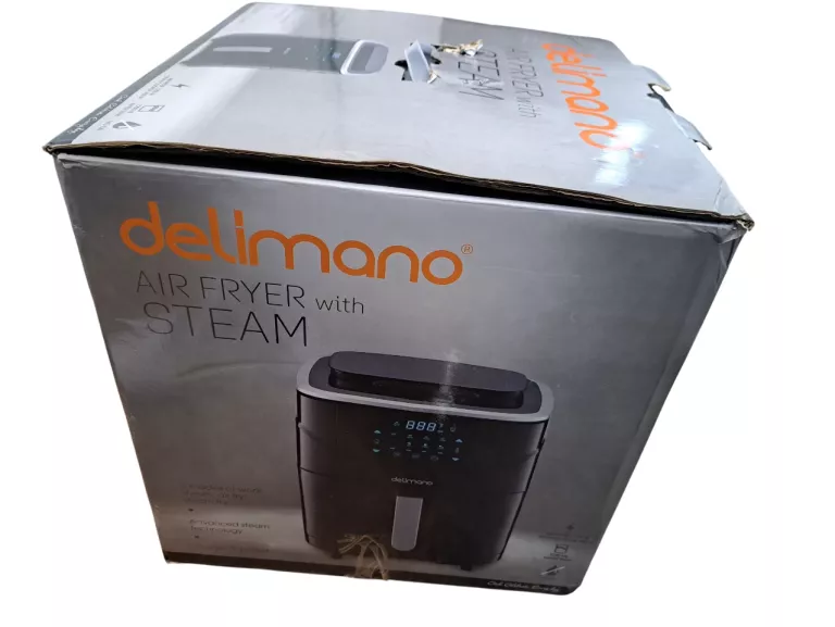 AIR FRYER DELIMANO Z FUNKCJĄ PARY
