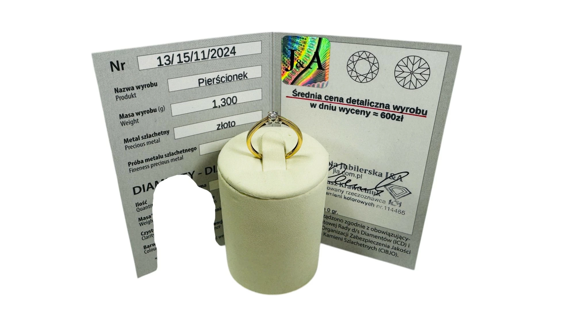 zloty-pierscionek-proba-375-brylant-003ct-r12-132g-stan-11323-2