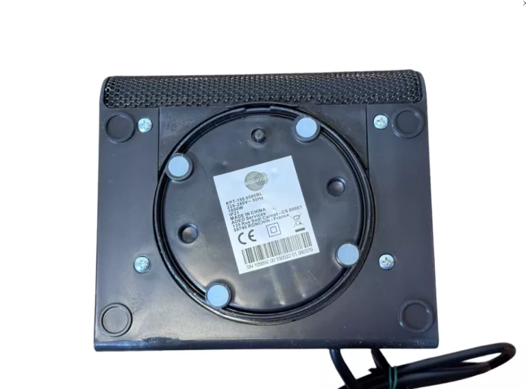 TERMOWENTYLATOR CERAMICZNY 1800 W LED CZARNY EQUAT