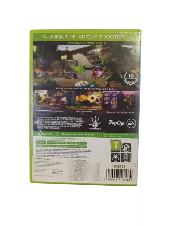 GRA XBOX 360 PLANTS VS ZOMBIES GARDEN WARFARE