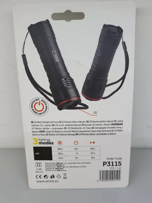 LATARKA KLASYCZNA EMOS 500 LM P3115