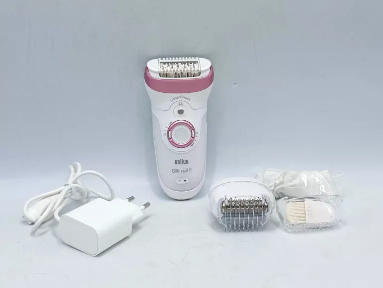 DEPILATOR BRAUN SILK EPIL 9 + AKCESORIA