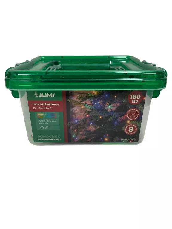 LAMPKI CHOINKOWE JUMI 180 LED
