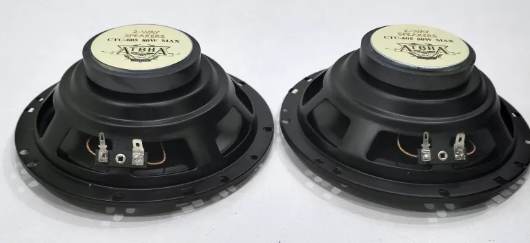 GŁOŚNIKI SAMOCHODOWE ATBHA 80W 160MM 2SZT