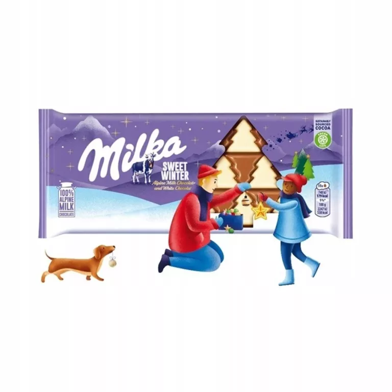 MILKA CZEKOLADA ŚWIĄTECZNA SWEET WINTER 100G