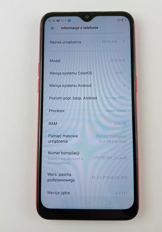 TELEFON OPPO A1K BN