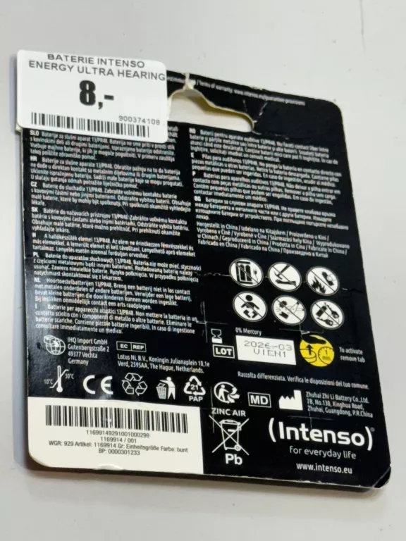 baterie-intenso-energy-ultra-hearing-aid-pr48-13-do-aparatow-sluchowych-ean-gtin-4034303027149