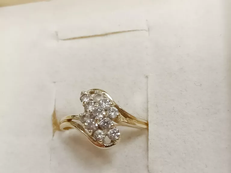 ŚLICZNY ZŁOTY PIERŚCIONE 2,19G PR585 ROZMIAR 13