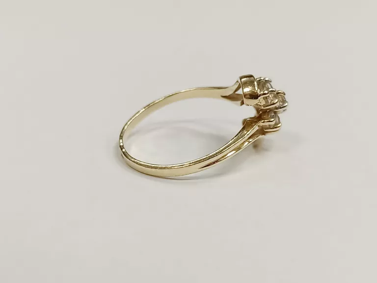 ŚLICZNY ZŁOTY PIERŚCIONE 2,19G PR585 ROZMIAR 13