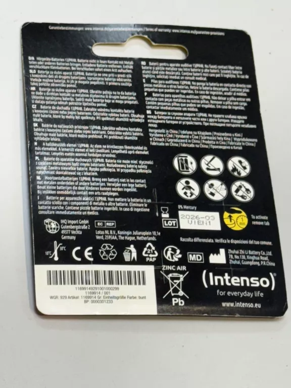 baterie-intenso-energy-ultra-hearing-aid-pr48-13-do-aparatow-sluchowych-ean-gtin-4034303027149