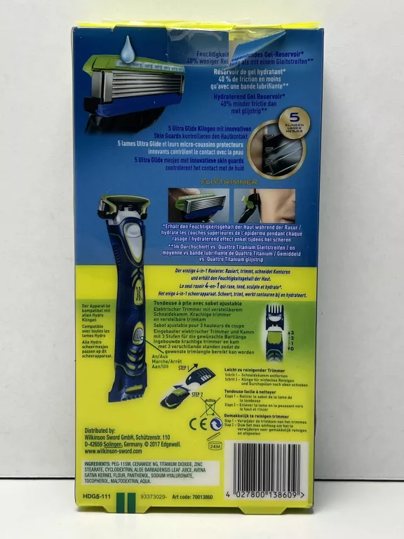 MASZYNKA DO GOLENIA WILKINSON HYDRO 5 GROOMER