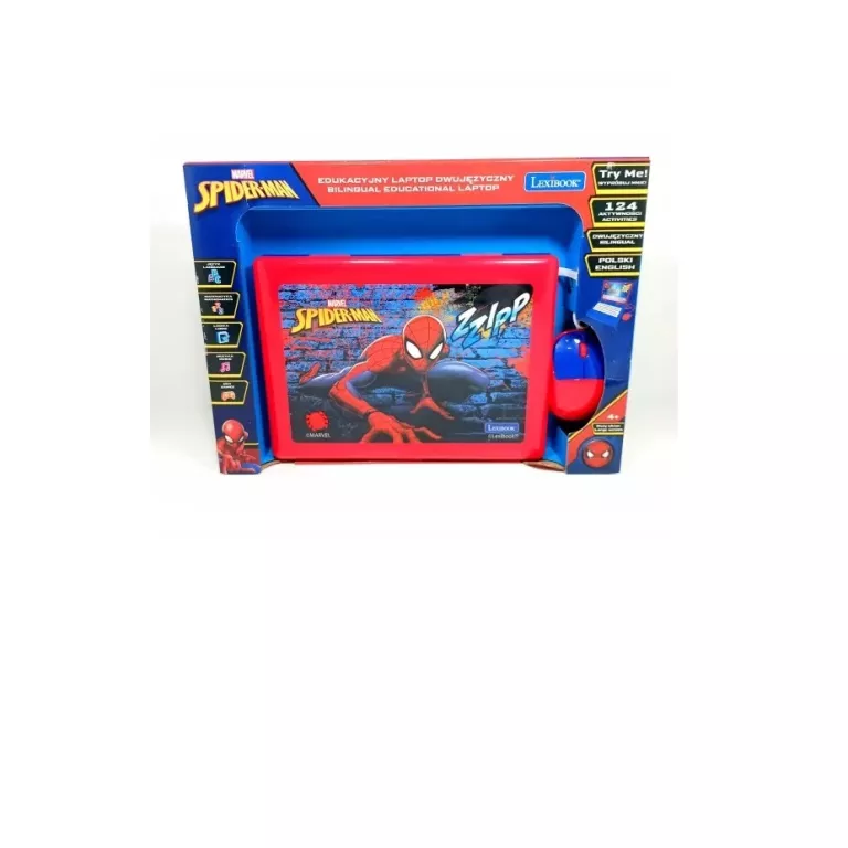 LEXIBOOK SPIDER-MAN LAPTOP EDUKACYJNY DWUJĘZYCZNY