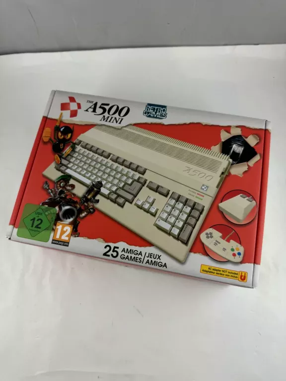 KONSOLA AMIGA A500 MINI + PENDRIVE Z GRAMI KOMPLET
