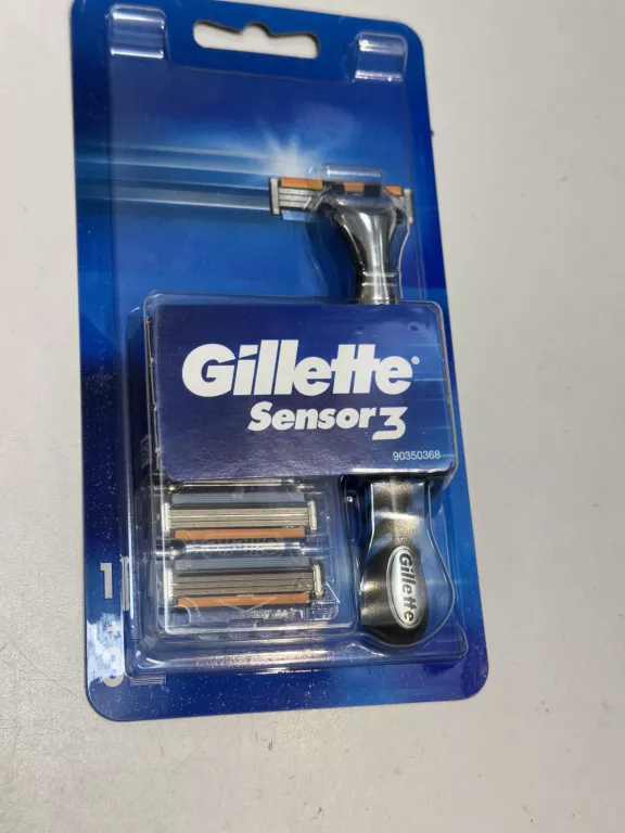 MASZYNKI GILLETTE SENSOR 3 + 3 WKŁADY 90350368 / EAN: 7702018550784