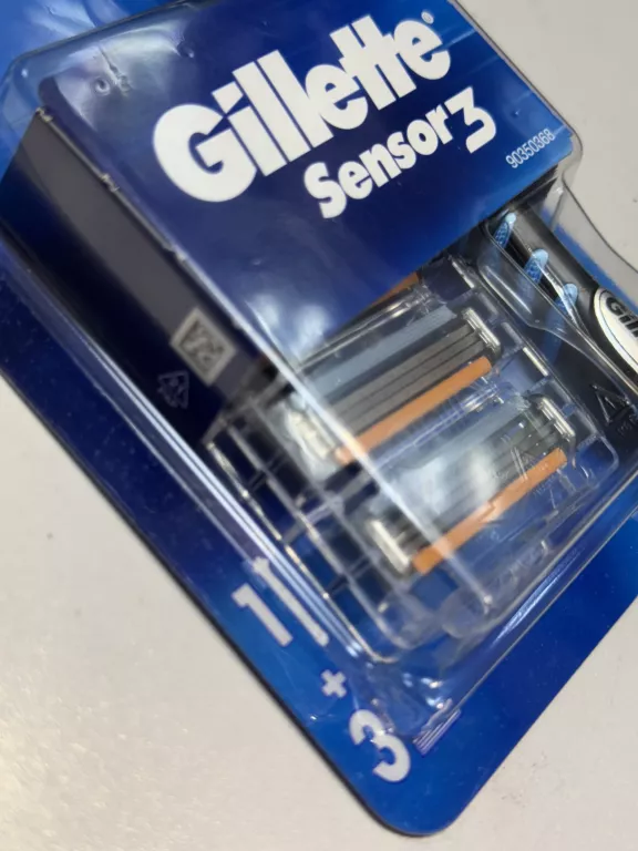 MASZYNKI GILLETTE SENSOR 3 + 3 WKŁADY 90350368 / EAN: 7702018550784