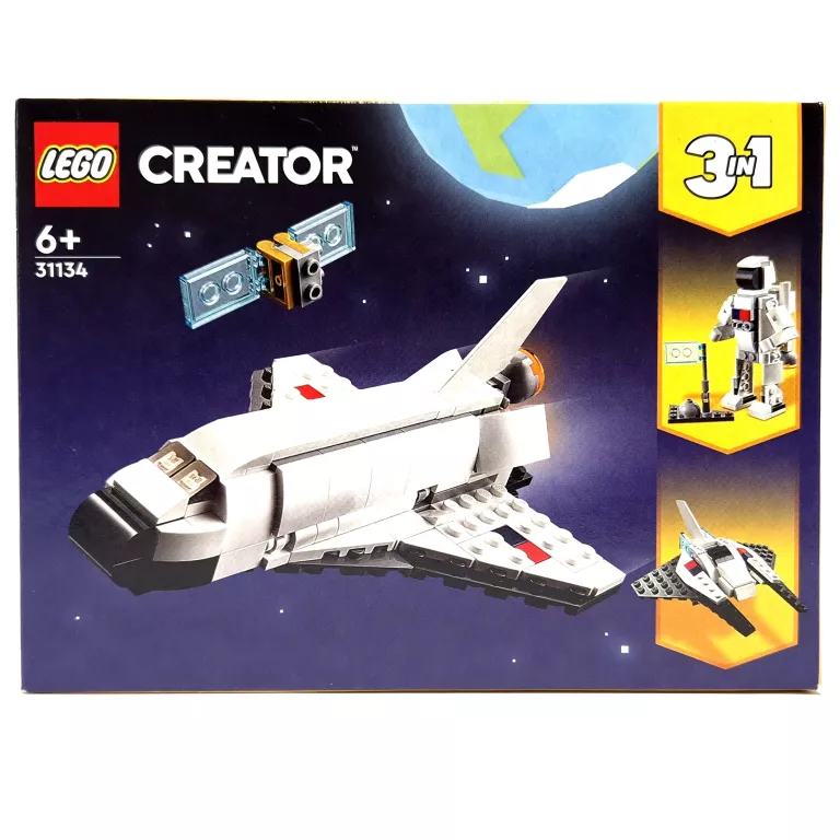 LEGO CREATOR 3W1 31134 PROM KOSMICZNY ZESTAW KLOCKÓW 3W1 STATEK ASTRONAUTA