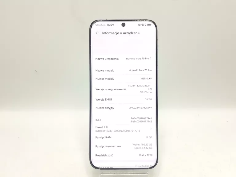 TELEFON HUAWEI PURA 70 PRO 12 GB / 512 GB