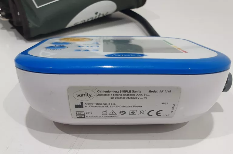 CIŚNIENIOMIERZ ELEKTRONICZNY SIMPLE AP-1116