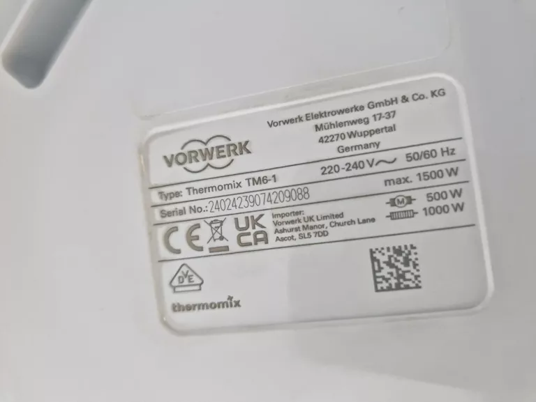 VORWERK THERMOMIX TM6 KOMPLET GWARANCJA + KSIĄŻKA PROSTE POMYSŁY