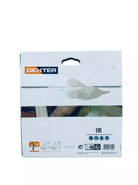 TARCZA DO CIĘCIA DREWNA 165X20 MM T48 DEXTER