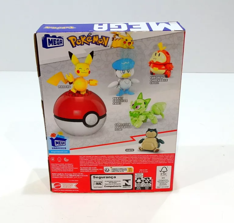 MEGA CONSTRUX POKEMON PALDEA REGION TEAM MATTEL