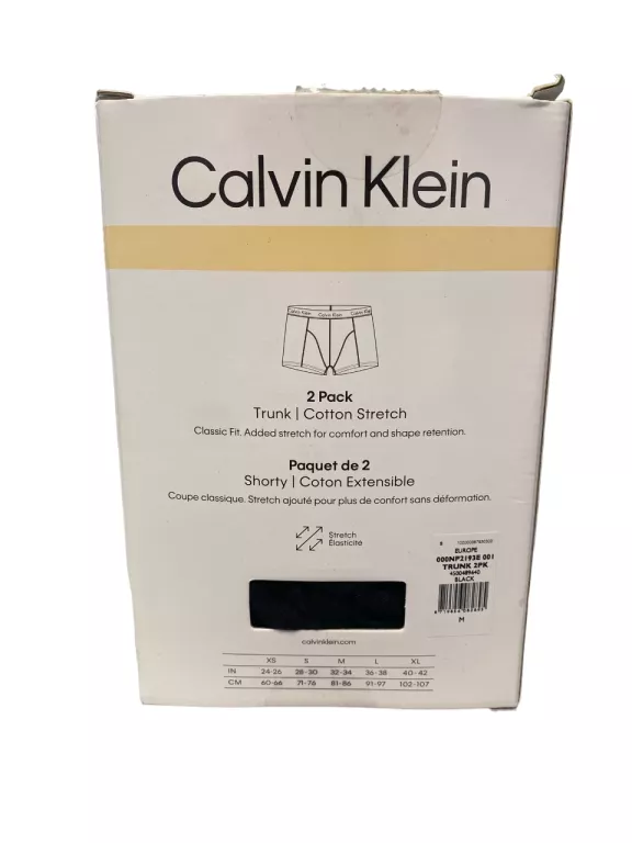 BOKSERKI MĘSKIE CALVIN KLEIN M