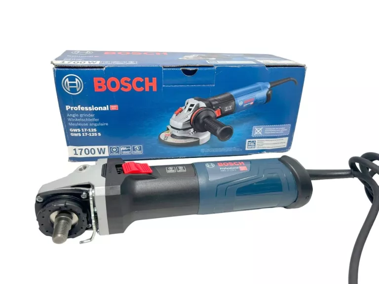 SZLIFIERKA KĄTOWA 1700W 125MM GWS 17-125 S BOSCH REGULACJA OBROTÓW