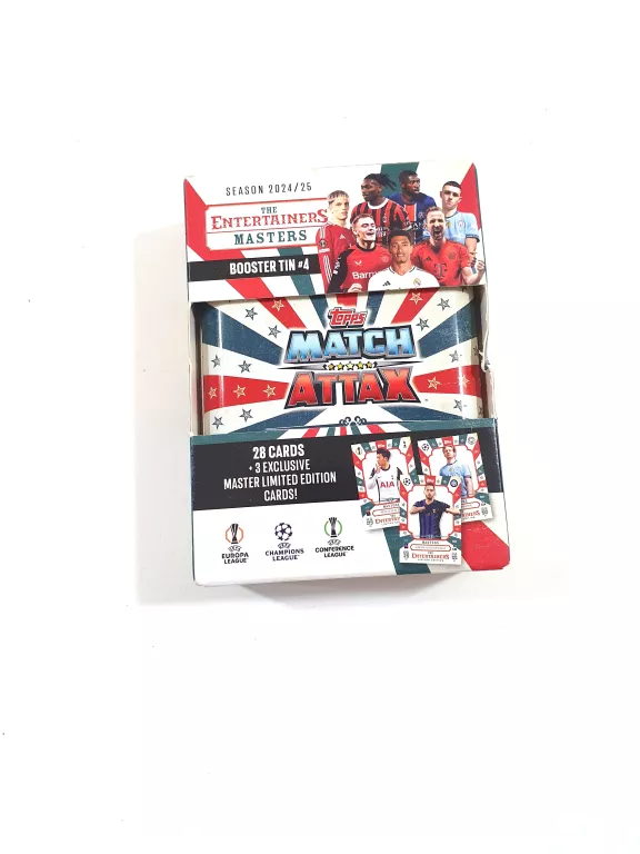 UEFA CHAMPIONS LEAGUE MATCH ATTAX 2024/25 MINI PUSZKA TIN 4