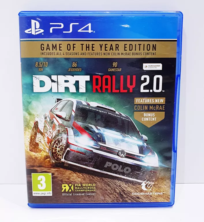GRA PLAYSTATION 4 PS4 DIRT RALLY 2.0 GOTY EDITION