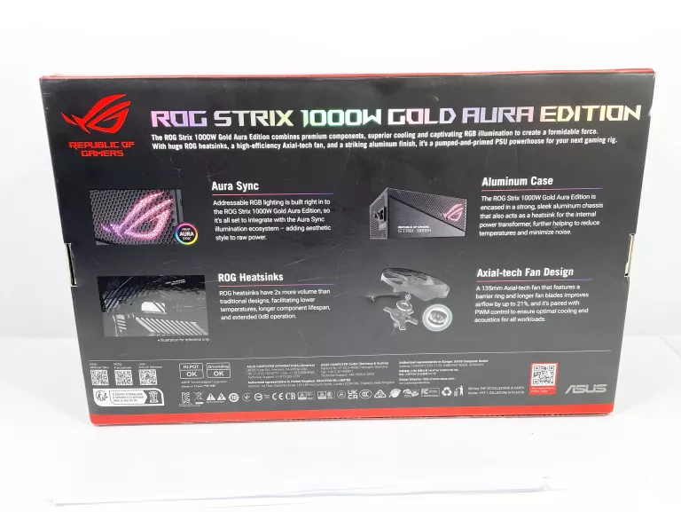 ZASILACZ ASUS ROG STRIX AURA EDITION 1000W 80 PLUS GOLD OKAZJA
