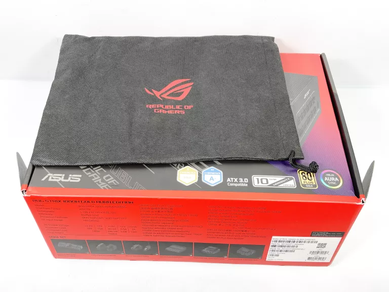ZASILACZ ASUS ROG STRIX AURA EDITION 1000W 80 PLUS GOLD OKAZJA